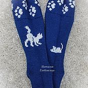 Аксессуары handmade. Livemaster - original item Knee socks 