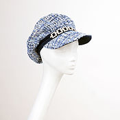 Аксессуары handmade. Livemaster - original item Chanel Style. Tweed cap. Buy Chanel cap. Stylish caps.. Handmade.