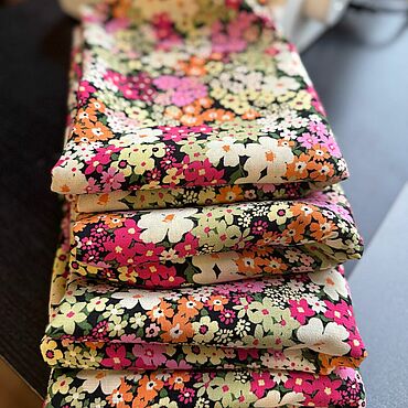 Винтаж ручной работы. Ярмарка Мастеров - ручная работа Креповая вискоза Marni. Handmade.