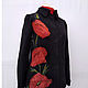 jacket:' poppies on black', Jackets, Yeisk,  Фото №1