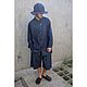 Костюм мужской из конопляного денима Hemp Denim Oversized Suit Blue, Костюм мужской, Нижний Новгород,  Фото №1