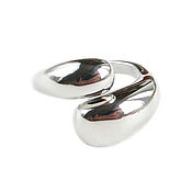 Украшения handmade. Livemaster - original item Silver ring without stones, large ring gift. Handmade.