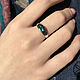Order Natural VS Emerald 1,19 ct, silver emerald ring. Bauroom - vedic jewelry & gemstones (bauroom). Livemaster. . Rings Фото №3