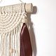 Панно макраме. Панно макраме. Элеонора Макраме(Macrame design) (eleonora-stepanova). Интернет-магазин Ярмарка Мастеров.  Фото №2