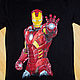 Iron Man. Футболки. Rodina art&graphic design. Ярмарка Мастеров.  Фото №5