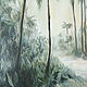 Order Bali oil painting 50 x 60 cm palm trees. Viktorianka. Livemaster. . Pictures Фото №3