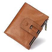 Сумки и аксессуары handmade. Livemaster - original item Men`s wallet leather Heraclius / Buy genuine leather. Handmade.