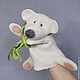 White bear. Glove puppet, Puppet show, Moscow,  Фото №1