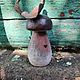 Белый гриб с дубовым листом и божьей коровкой. Статуэтки. Papier_Mache. Ярмарка Мастеров.  Фото №13