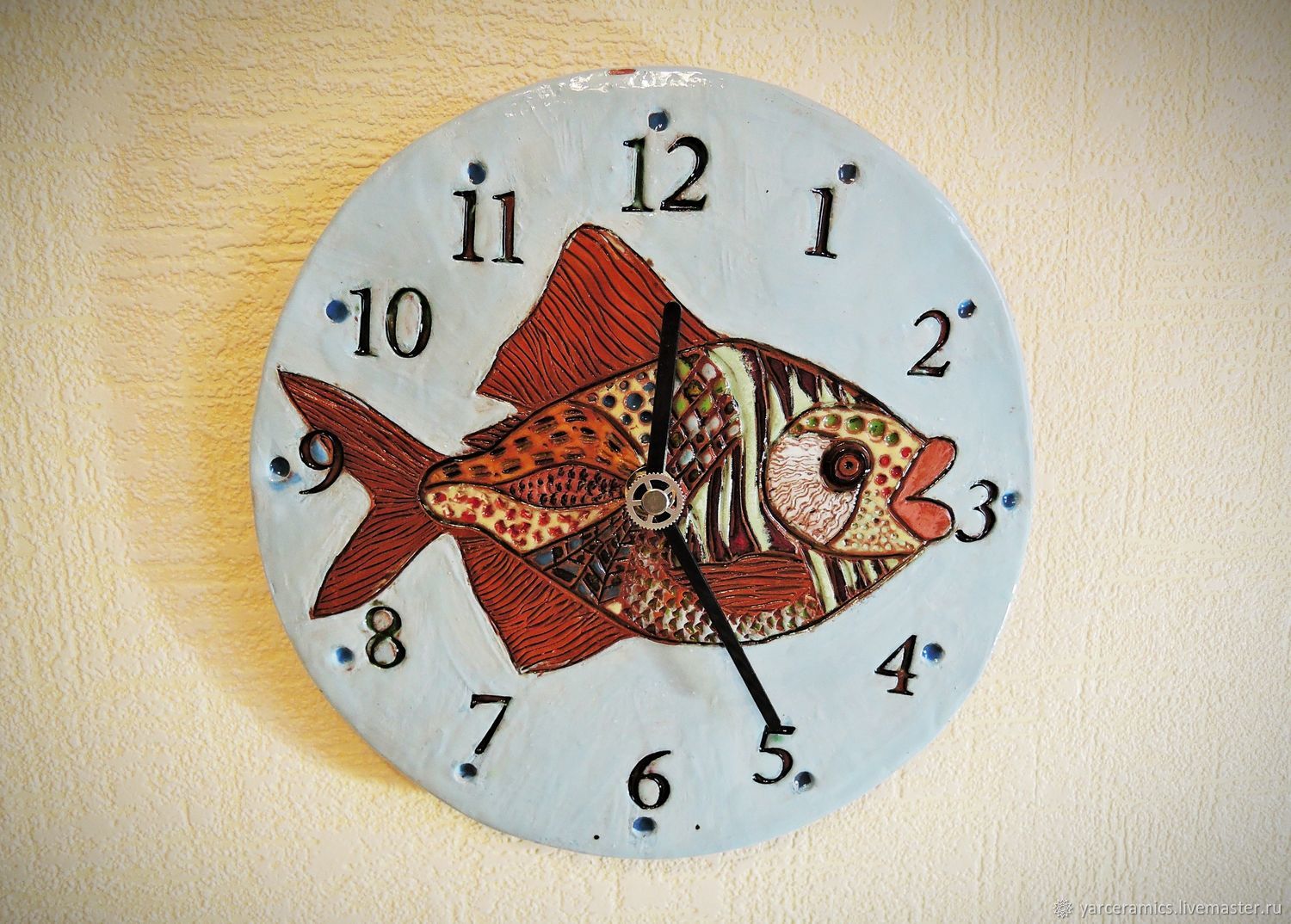 Настенные часы "Floating hours" купить на Ярмарке Мастеров IF16HRU Часы классические, Брянск