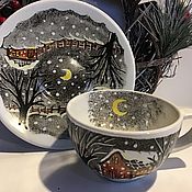 Чайный набор "Рождественская ночь". Рождественские подарки