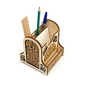Канцелярские товары handmade. Livemaster - original item Organizer. Stand for pens, pencils. Stationery set. Handmade.