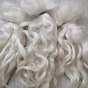 Волосы для кукол: Локоны ангоры ( 10-12 см)