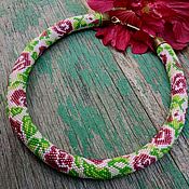 Украшения handmade. Livemaster - original item Harness necklace made of Japanese beads.. Handmade.