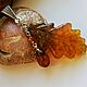  ДУБОВЫЙ ЛИСТ. Кулон. Творческая Мастерская Дарья&Елена. Ярмарка Мастеров.  Фото №5