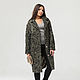 Alpaca oversized coat with animalistic print. Coats. AMODAY. Online shopping on My Livemaster.  Фото №2