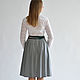 Order Striped skirt knit. Skirt Priority (yubkizakaz). Livemaster. . Skirts Фото №3