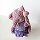 Тедди слоник Малышка. Тедди Зверята. Handsewing.toys (Ирина). Интернет-магазин Ярмарка Мастеров.  Фото №2