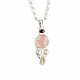 Rose quartz pendant, Silver quartz pendant on a chain. Pendants. Irina Moro. Online shopping on My Livemaster.  Фото №2