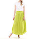 100% linen boho skirt. Skirts. etnoart. Online shopping on My Livemaster.  Фото №2