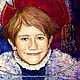 Картина маслом, портрет мальчик "Молодой король". Картины. Логинов Илья (loggy-art). Ярмарка Мастеров.  Фото №4