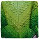 Order Shawl 'Openwork feathers' knitted, green. Makushka_knits. Livemaster. . Shawls Фото №3