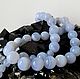 Blue agate beads. Necklace. Beautiful magic stones (silakamnia). My Livemaster. Фото №5