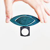 Украшения handmade. Livemaster - original item NIHON Large designer ring made of wood. Handmade.