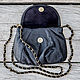 Handbag genuine perforated leather Lulu. Classic Bag. KolibriLeather. Online shopping on My Livemaster.  Фото №2