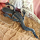 A beaded brooch 'Lisa' Brooch lizard. Spring brooch. Brooches. master Alena Litvin. My Livemaster. Фото №6