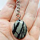 Keychain with gray-black marble. Key chain. Selberiya shop. Online shopping on My Livemaster.  Фото №2