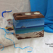 Для дома и интерьера handmade. Livemaster - original item Bath box. Storage of bath salts ILETSK salt as a gift. Handmade.
