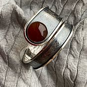Chic&Charmе. Серебряные серьги и кольцо с розовым кварцем и цирконами