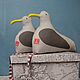 Seagulls in pairs gray 2 pcs. 24h33 cm, Tilda Toys, Moscow,  Фото №1