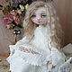 Textile interior doll Katyushka. white. Christmas, Dolls, Myski,  Фото №1