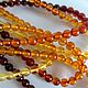 Заказать Янтарь Калининград, градиент, 4-4,5 мм бусины. Нить. magic beads. Ярмарка Мастеров. . Бусины Фото №3