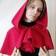 A beautiful cape with a hood for Little Red Riding Hood. Boleros. Gleamnight bespoke atelier. Online shopping on My Livemaster.  Фото №2
