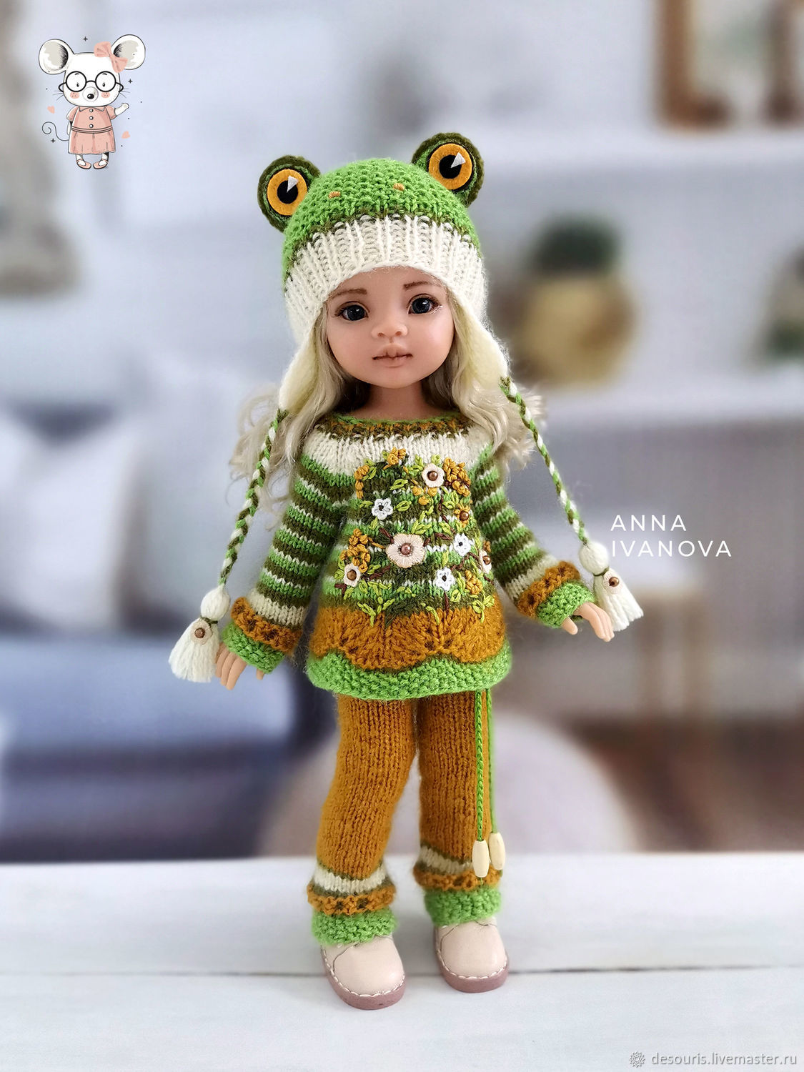 Одежда для кукол Паола Рейна. Костюм "Маленький лягушонок" купить в ...
