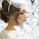 Chapeau de voil 'Hortensia'. Sombreros de la boda. galinafridman (GalinaFridman). Online shopping on My Livemaster.  Фото №2