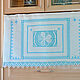 A curtain panel with lining. Hand embroidery. len. Curtains. EmbroideryINNAI. Online shopping on My Livemaster.  Фото №2