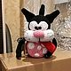 Мягкая игрушка кот на колбасе вязаный, Мягкие игрушки, Нижний Новгород,  Фото №1