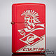 Зажигалка Zippo в подарок фанату ФК Спартак, Зажигалки, Москва,  Фото №1