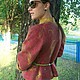 валяный жакет " Пыльная роза". Пиджаки. Елена Богомолова (WooLove). Ярмарка Мастеров.  Фото №5