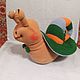 Snail. A gloved theatrical doll with moving horns. Puppet show. teatr.tati. My Livemaster. Фото №4