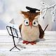 Owl - music teacher, Stuffed Toys, Ufa,  Фото №1