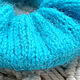 Заказать Резинка вязаная для волос голубого цвета мохеровая. ArtKnitDesign Свитера Уизли. Ярмарка Мастеров. . Резинка для волос Фото №3