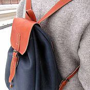 Сумки и аксессуары handmade. Livemaster - original item Urban backpack. Handmade.