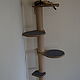 Post-scratching post with shelves 'Katie-2'. Scratching Post. VIMBESK. Online shopping on My Livemaster.  Фото №2