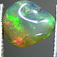 Яркий Эфиопский Опал 11,8*10,1*6 мм ( 3,25 ct ). Кабошоны. Сокрытое в Листве. Ярмарка Мастеров.  Фото №6