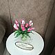 Тюльпаны в имитации воды. Букеты. Flowers16kzn-. Ярмарка Мастеров.  Фото №8